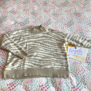 Maurice’s Oversized Zebra Print Sweater